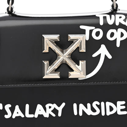 Off-White Calfskin Salary Jitney 1.4 Shoulder Bag Black 8 of 11