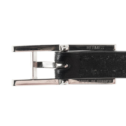Hermes Chamonix Hapi 3MM Triple Tour Wrap Bracelet S Black 7 of 8
