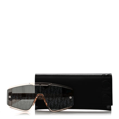 Christian Dior Acetate Diorxtrem MU Oblique Mask Sunglasses Crystal Rose Gold 7 of 7