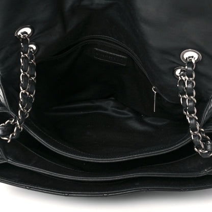 Chanel Lambskin Quilted Chanel 3 Maxi Flap Bag Black 5 of 14