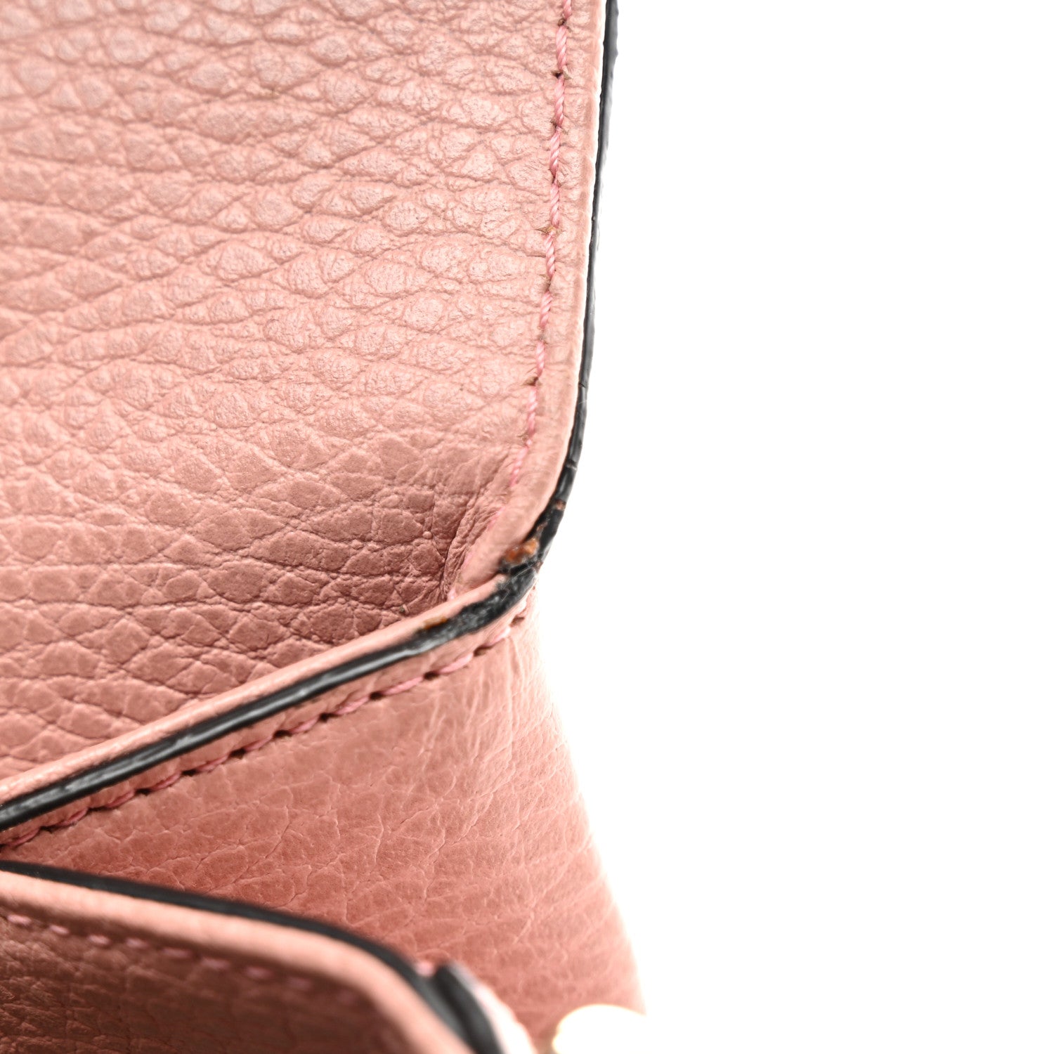 Gucci Dollar Calfskin Interlocking G Top Handle Shoulder Bag Soft Pink 12 of 12