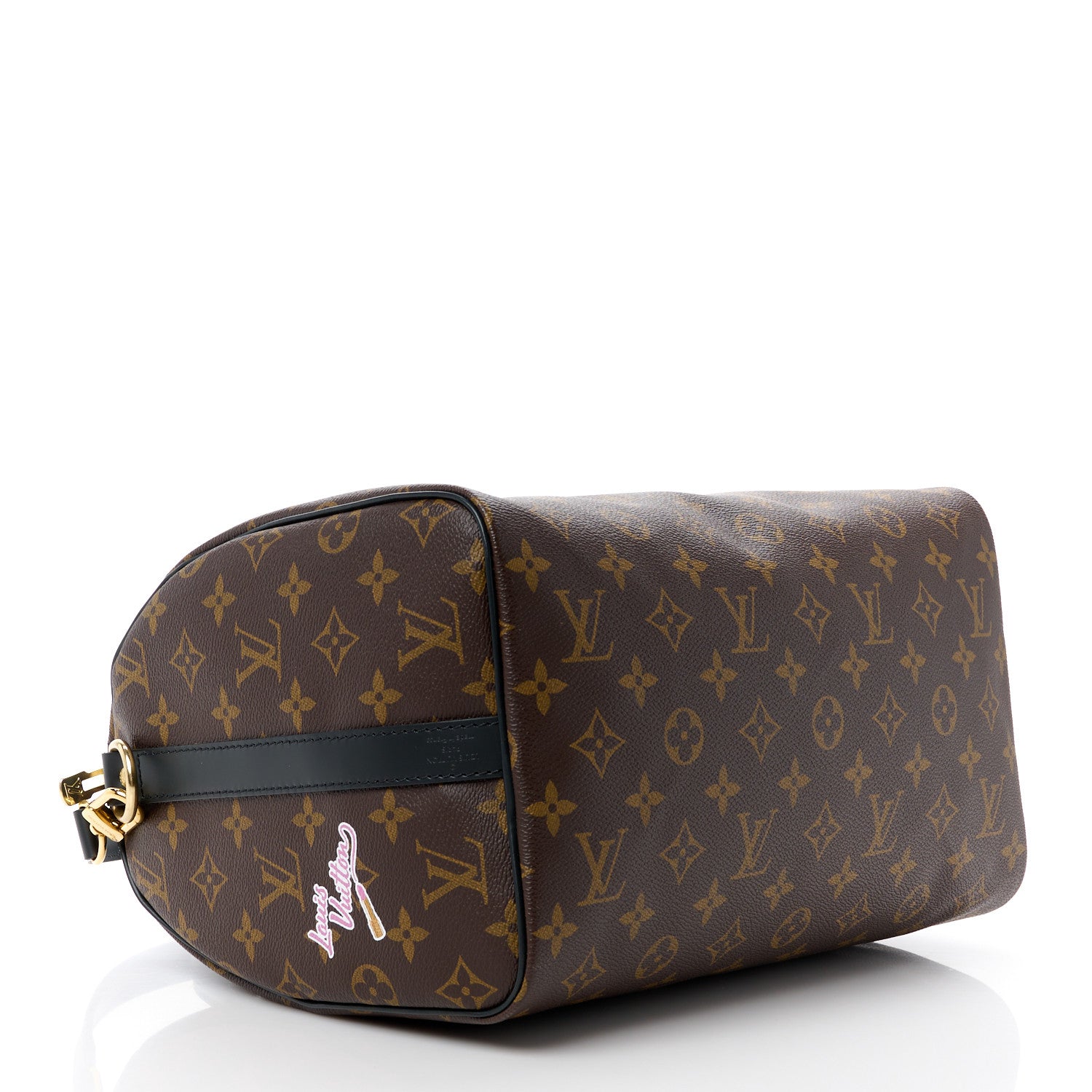 Louis Vuitton LOUIS VUITTON Monogram My World Tour Speedy Bandouliere 30 Black 3 of 12