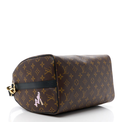Louis Vuitton LOUIS VUITTON Monogram My World Tour Speedy Bandouliere 30 Black 3 of 12