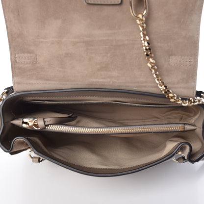 Chloe Calfskin Small Faye Day Shoulder Bag Motty Grey 5 of 10