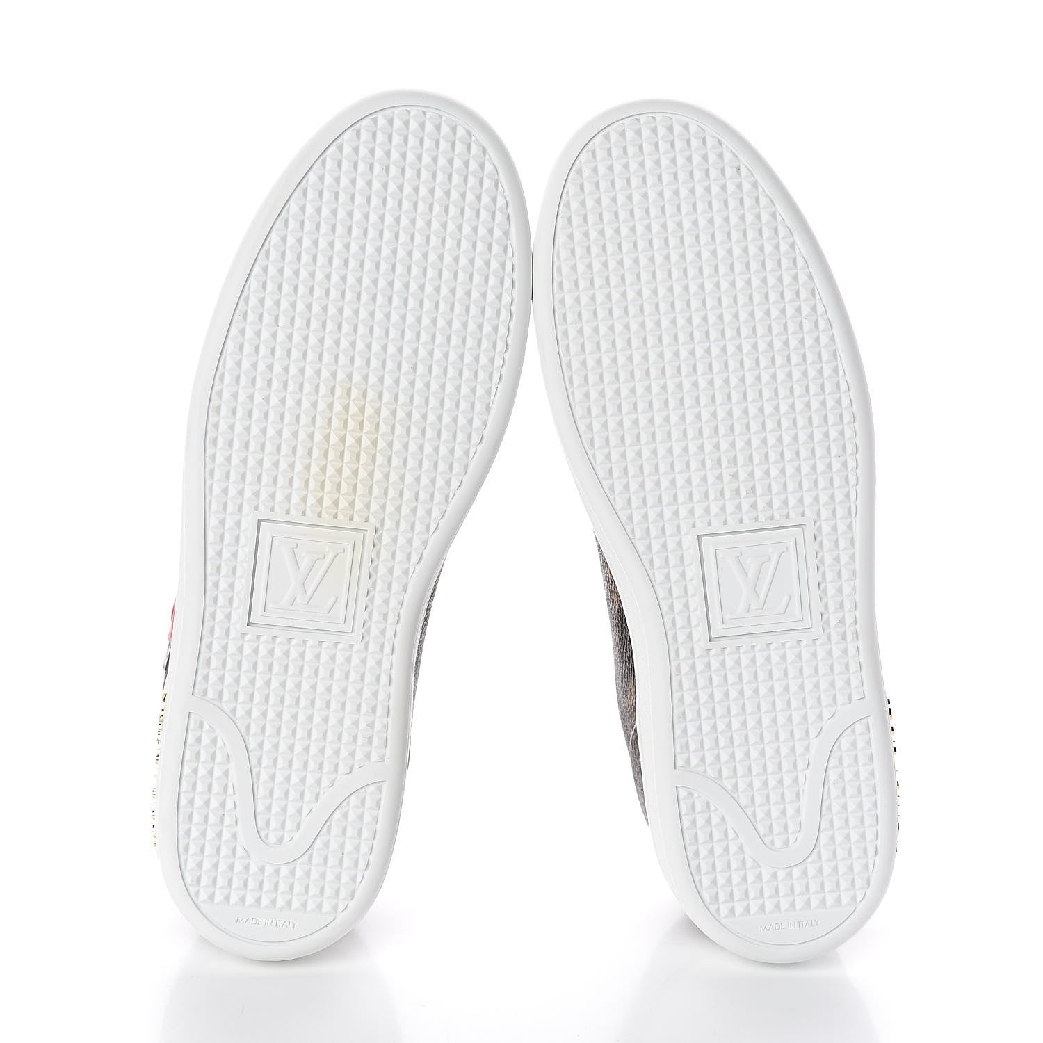 Louis Vuitton Calfskin Monogram LV Black Heart Sneakers 37 Cacao 7 of 7