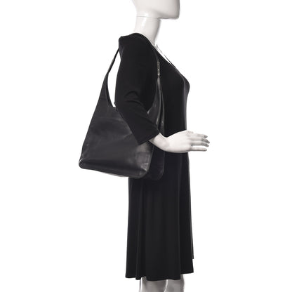 Gucci Calfskin Shoulder Bag Black 2 of 16