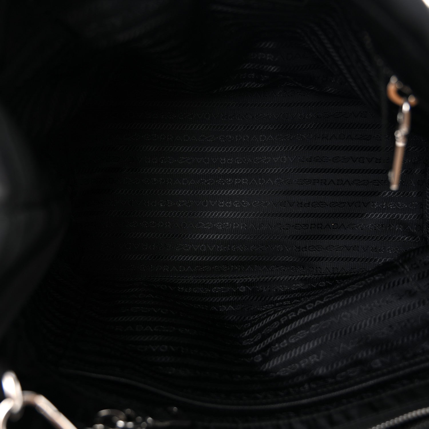 Prada Nylon Tessuto Impuntu Quilted Tote Black 5 of 10