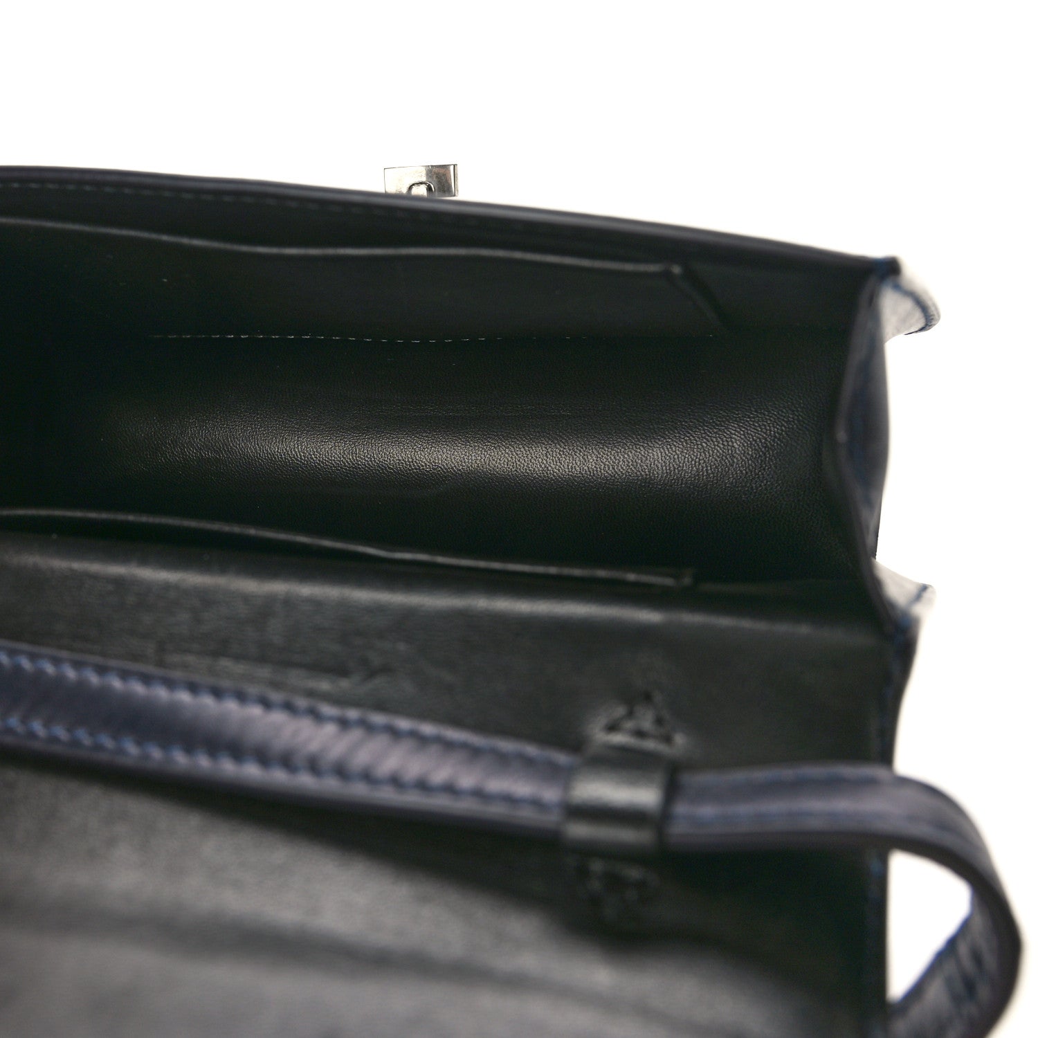 The Row Nubuck Calfskin Sofia E/W Crossbody Deep Navy Virginia Blue 5 of 10