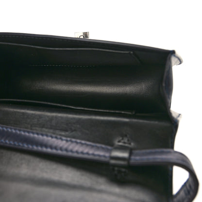 The Row Nubuck Calfskin Sofia E/W Crossbody Deep Navy Virginia Blue 5 of 10