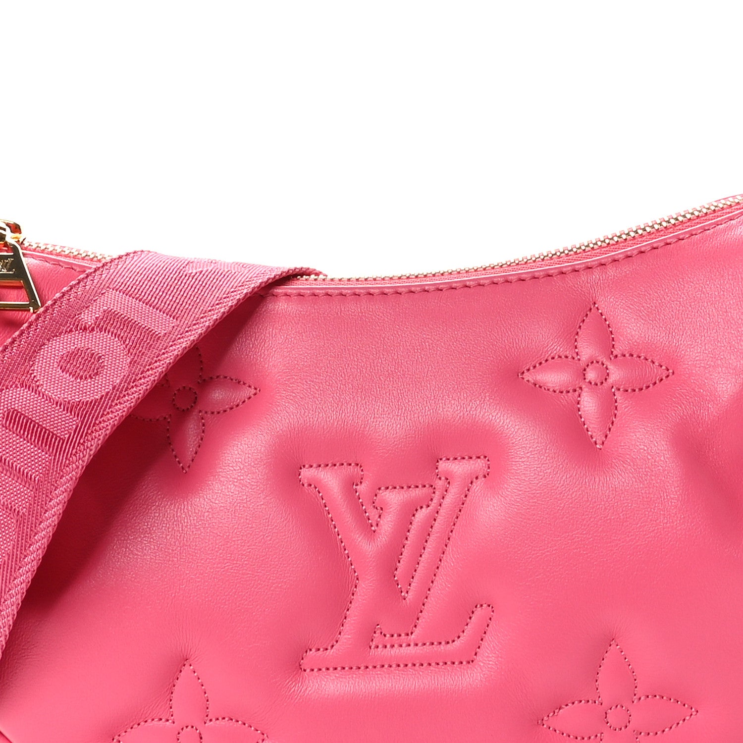 Louis Vuitton Calfskin Bubblegram Over The Moon Dragon Fruit 7 of 9