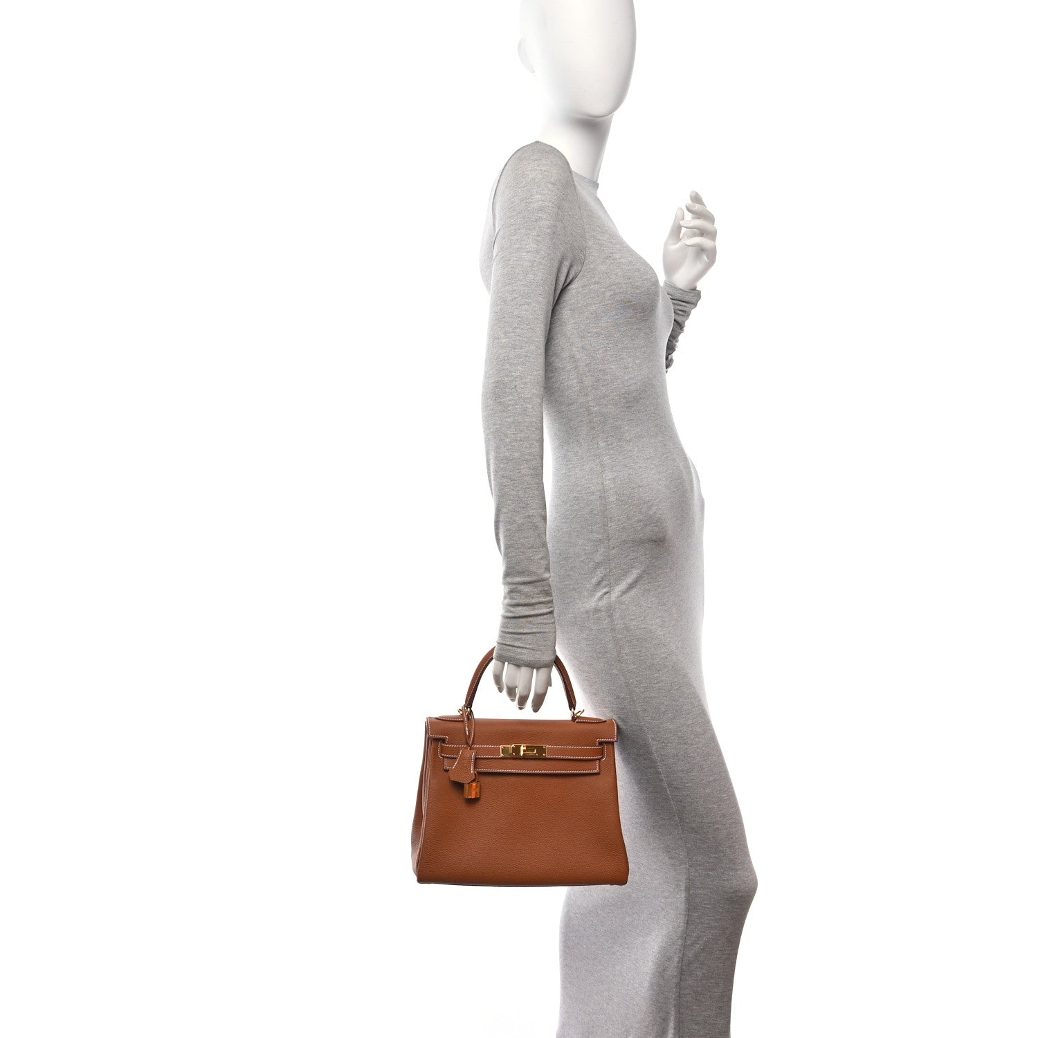 Hermes Togo Kelly Retourne 28 Gold 2 of 11