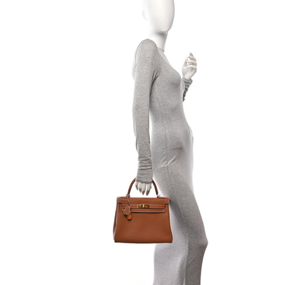 Hermes Togo Kelly Retourne 28 Gold 2 of 11