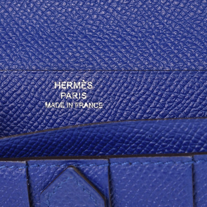 Hermes Epsom Bearn Gusset Wallet Bleu Saphir 6 of 7