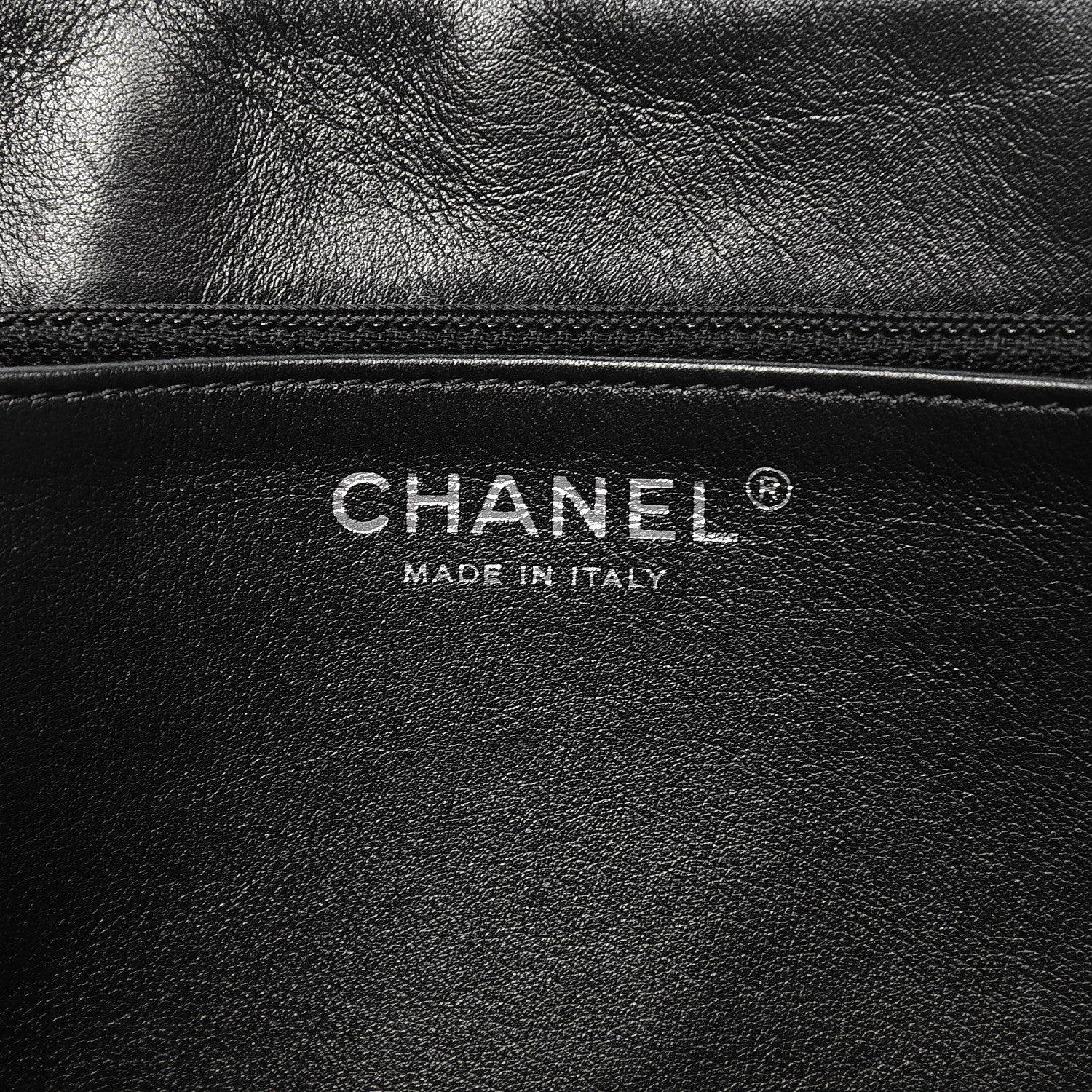 Chanel Vinyl Patent Lipstick Wristlet Wallet Black 6 of 13