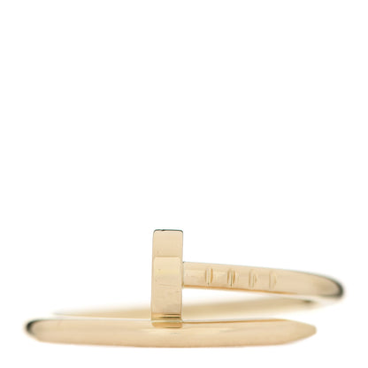Cartier 18K Yellow Gold Small Juste Un Clou Ring 55 7.25 1 of 4