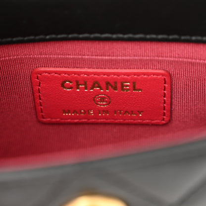 Chanel Shiny Lambskin Quilted Extra Mini Flap Black 6 of 10