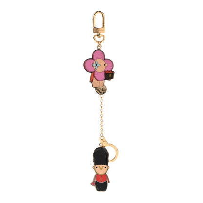 Louis Vuitton Monogram Gaston & Vivienne Best Friend Bag Charm Key Holder Gold 1 of 5