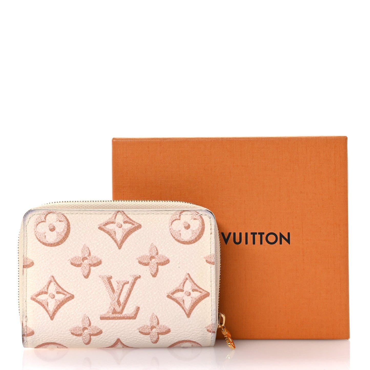 Monogram Fall for You Zippy Compact Wallet Beige Clair