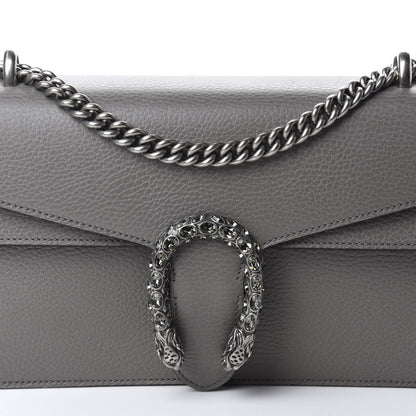 Gucci Pebbled Calfskin Small Dionysus Shoulder Bag Dusty Grey 10 of 10