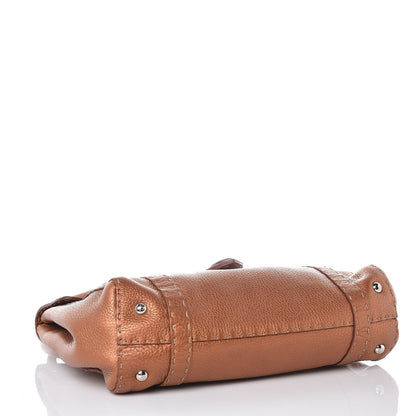 Fendi Cuoio Romano Selleria Linda Satchel Bronzo 4 of 7