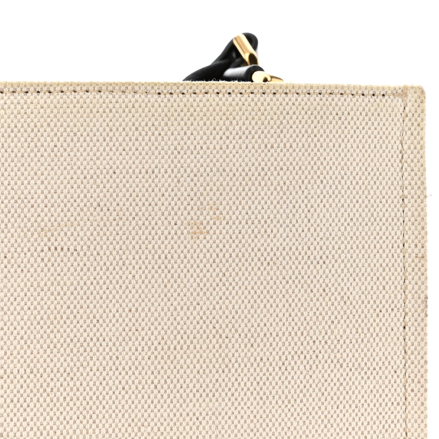 Canvas Logo 4G Embossed Medium Tote Beige Black