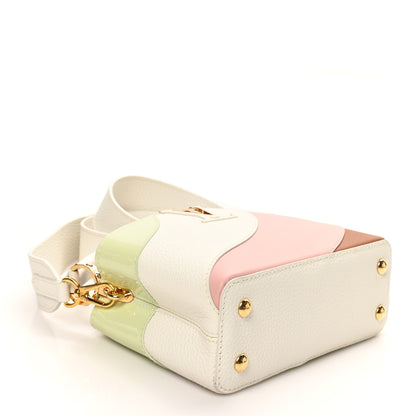 Louis Vuitton Taurillon Calfskin Patent Gelato Mini Capucines Fraise Pink 4 of 9