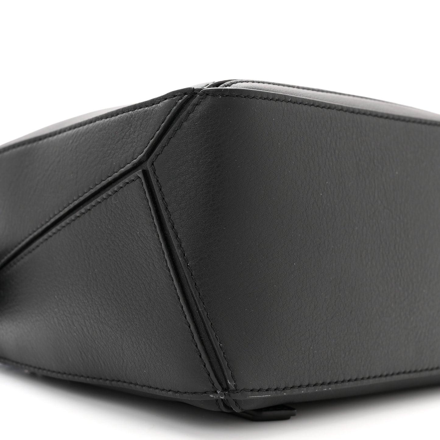 Calfskin Small Puzzle Bag Black