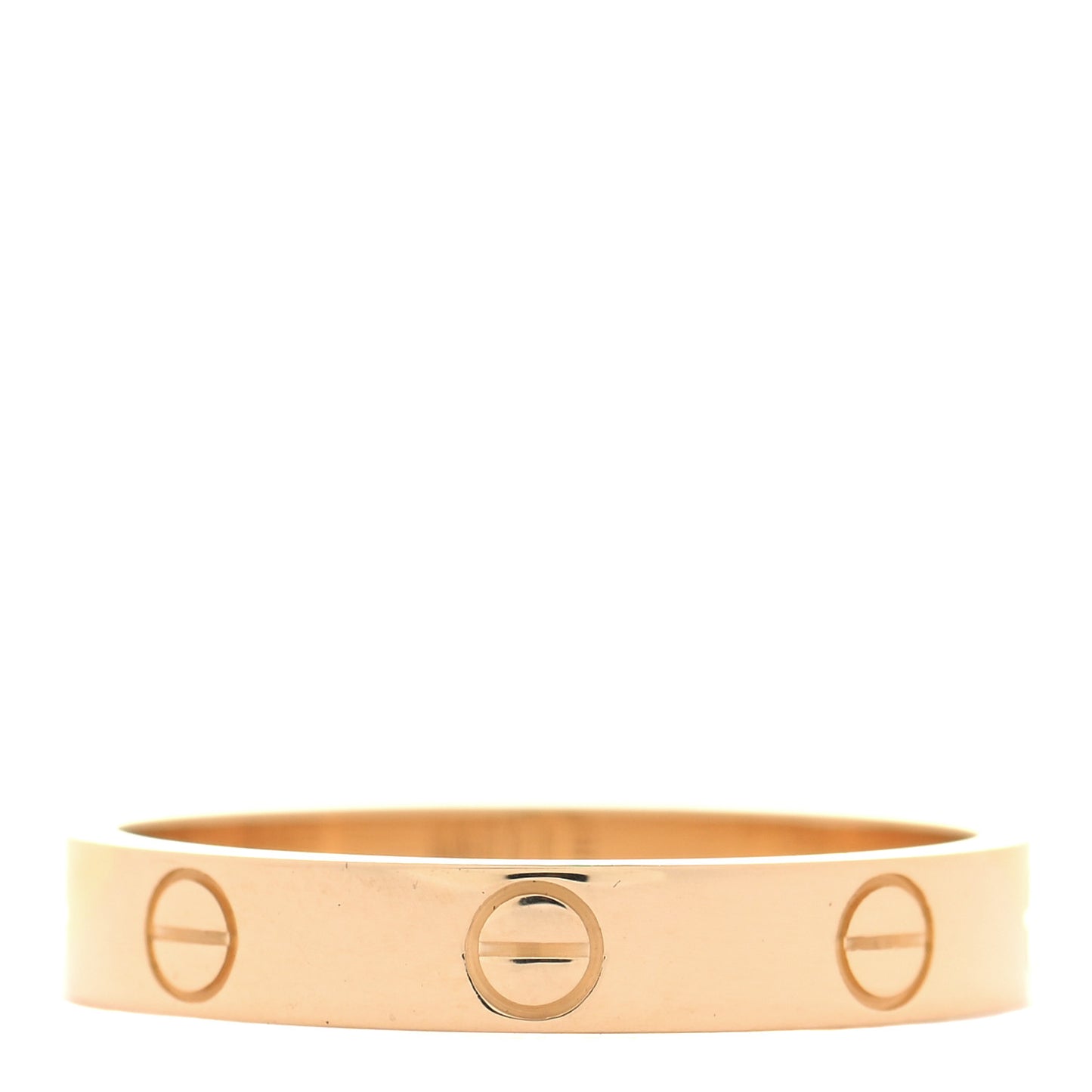 18K Yellow Gold 3.5mm LOVE Wedding Band Ring 58 8.25