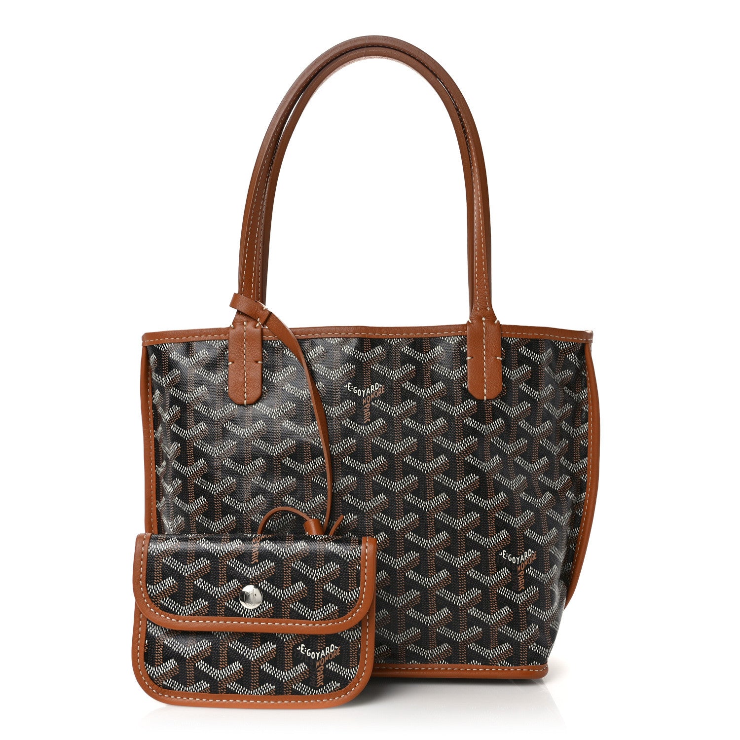 Goyard Goyardine Reversible Mini Anjou Black Gold 3 of 10
