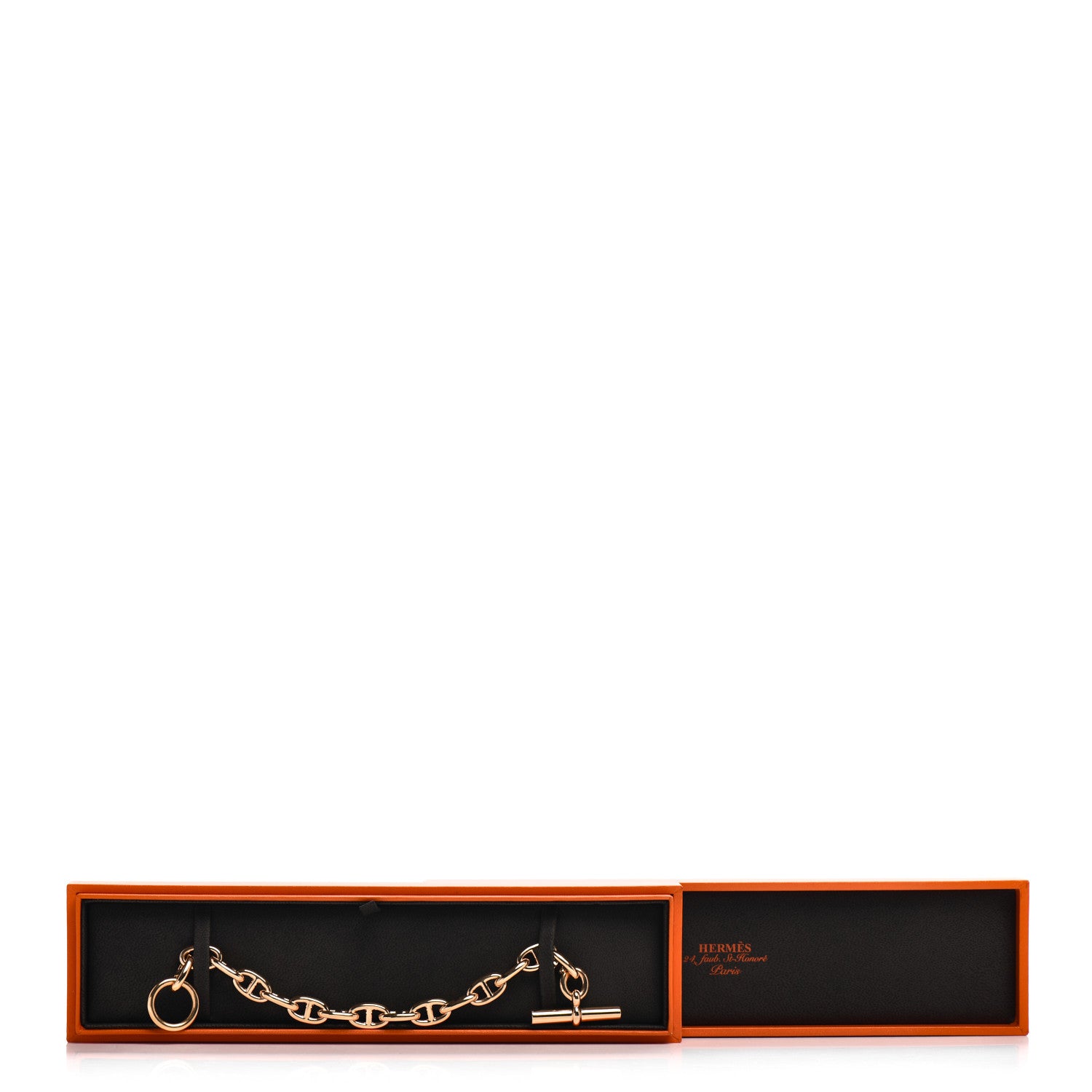 Hermes 18K Rose Gold MM Chaine d'Ancre Bracelet 6 of 6