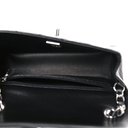 Chanel Lambskin Quilted Mini Rectangular Flap Black 5 of 13