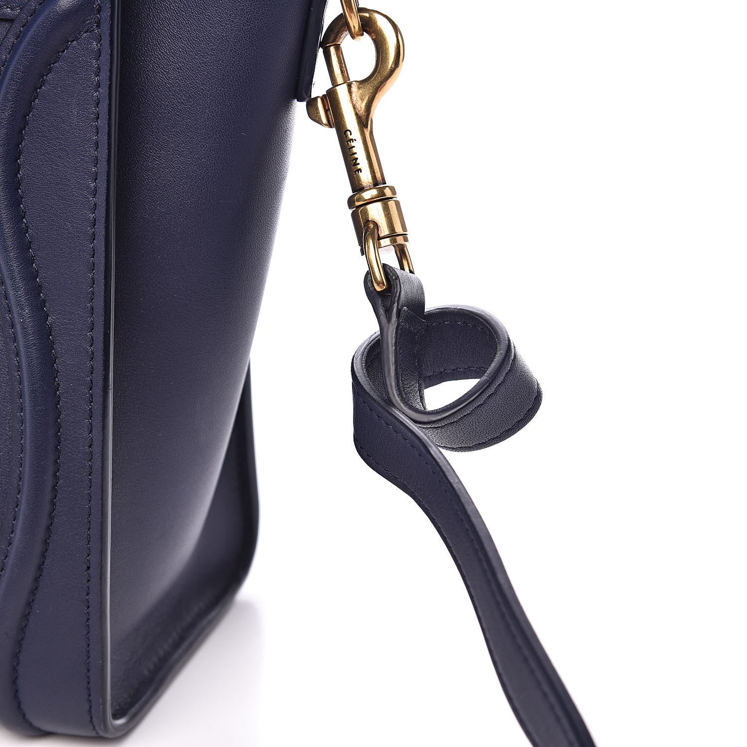 Celine Smooth Calfskin Nano Luggage Ink 11 of 13