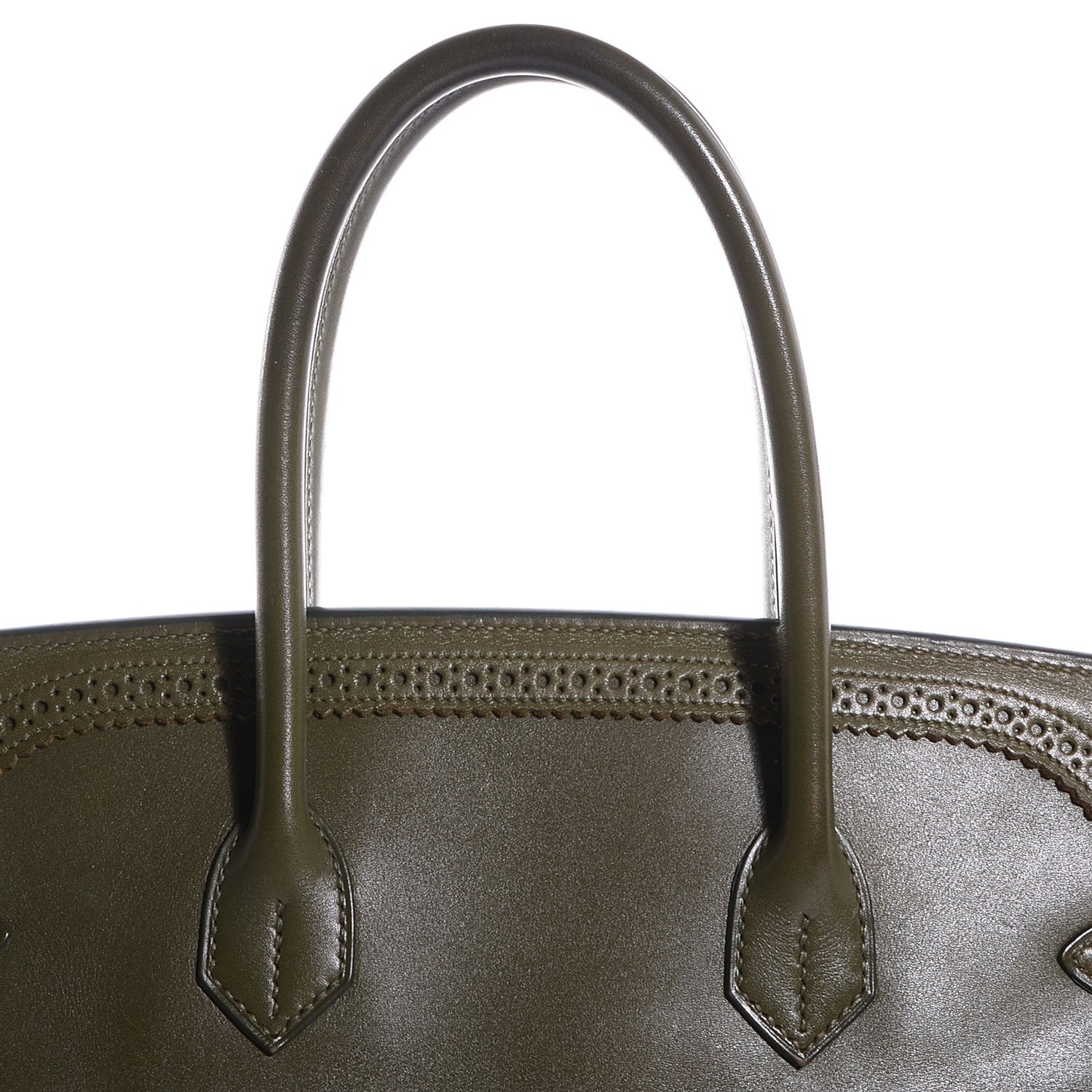 Hermes Tadelakt Ghillies Birkin 35 Vert Veronese 15 of 25