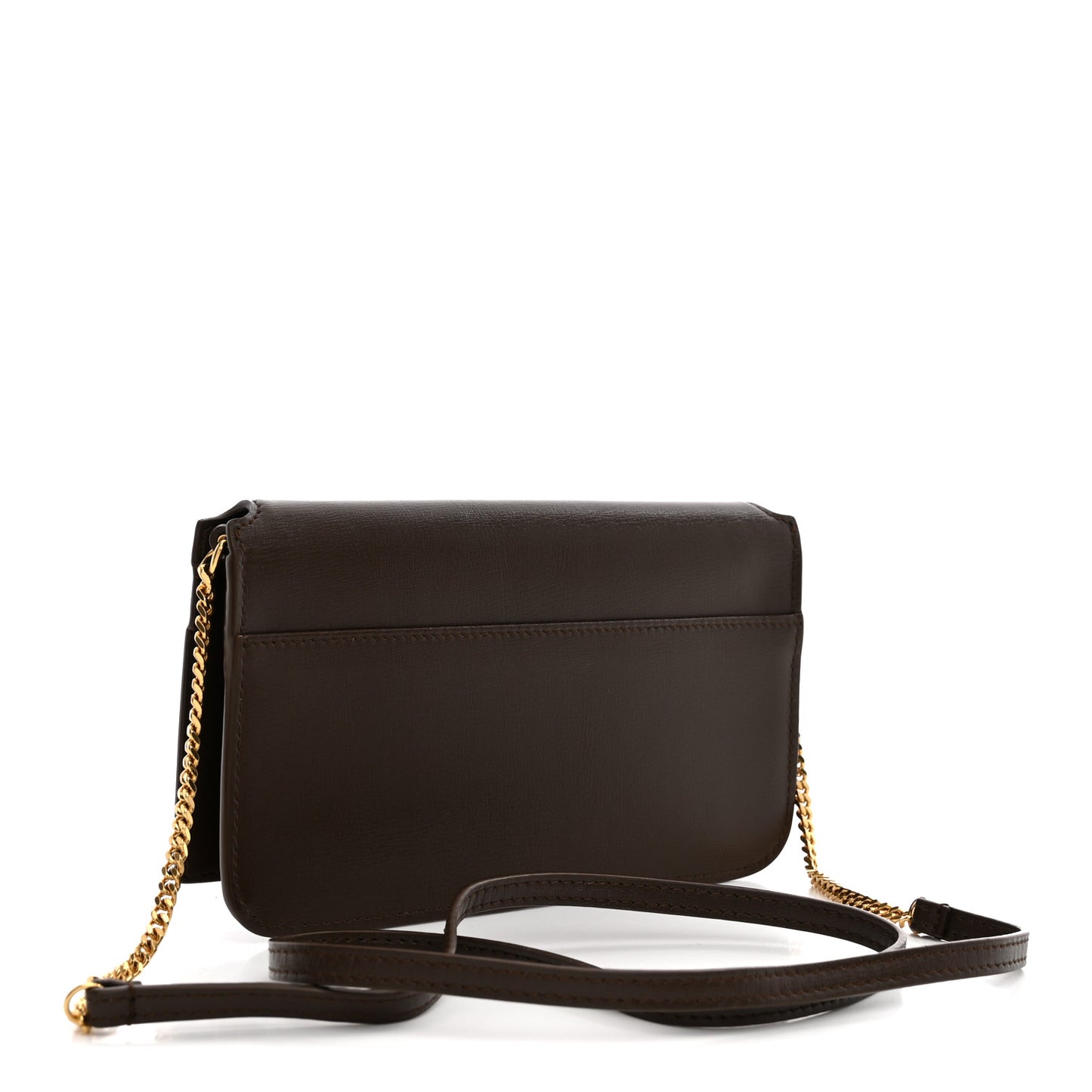Smooth Calfskin Monogram Phone Holder Crossbody Green Hunting