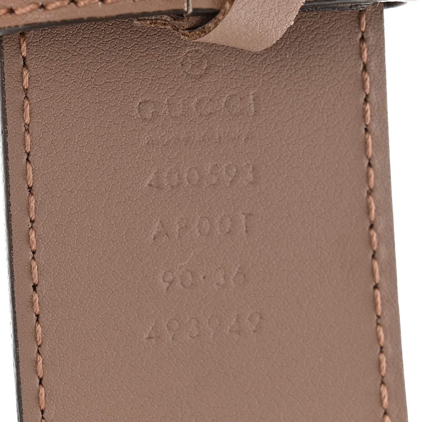 Calfskin Double G 40mm Belt 90 36 Porcelain Rose