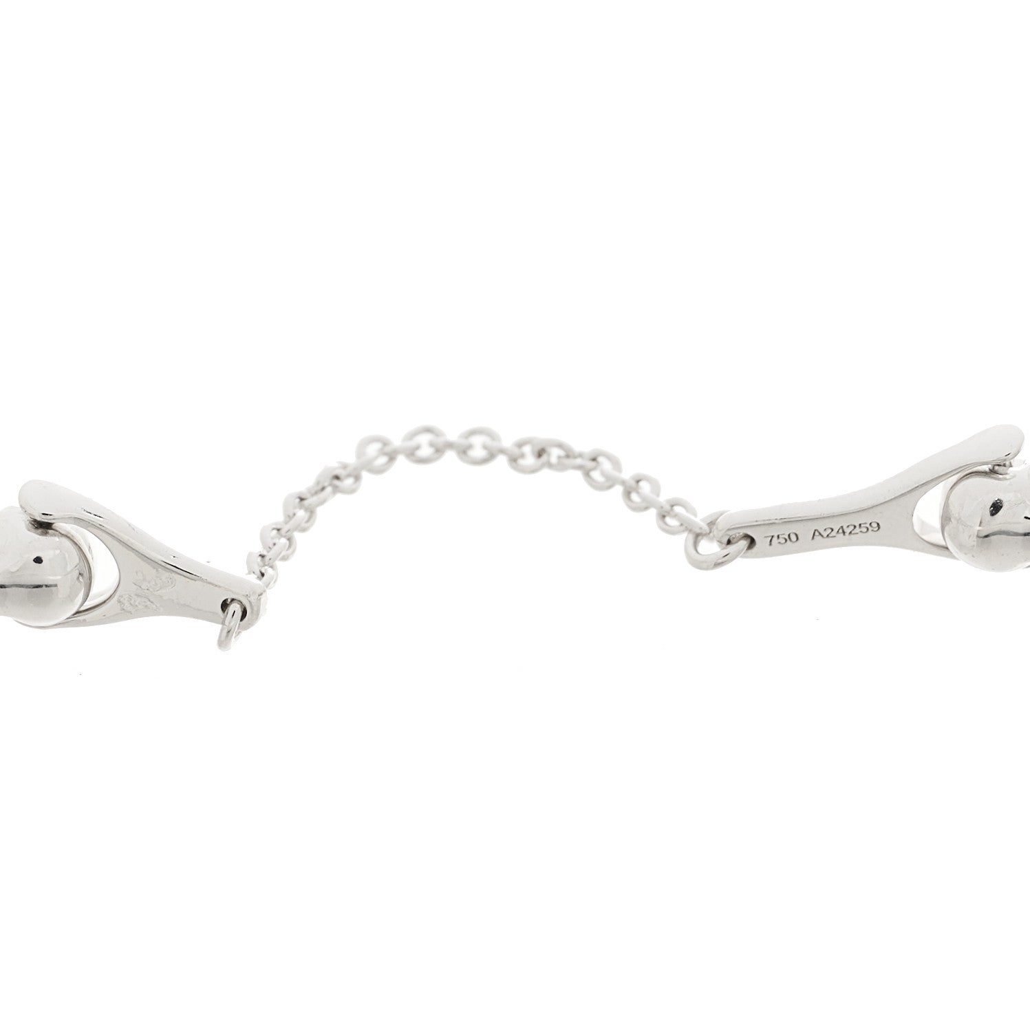 Messika 18K White Gold Black Diamond Bracelet 3 of 5