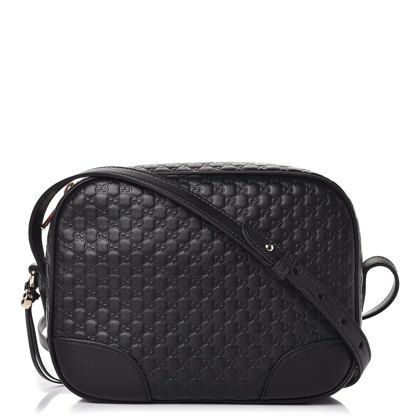 Microguccissima Mini Bree Messenger Bag Black