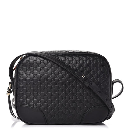 Gucci Microguccissima Mini Bree Messenger Bag Black 1 of 7