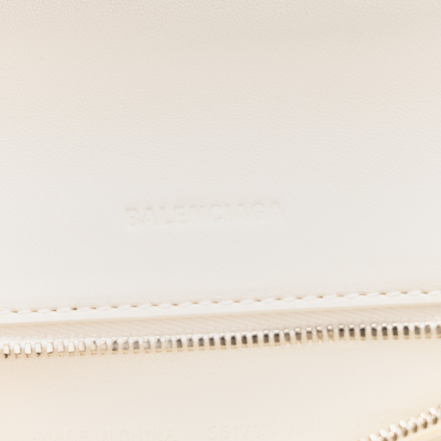 Faux Calfskin Fabric Glow In The Dark Small Sneakerhead Top Handle Bag White Orange