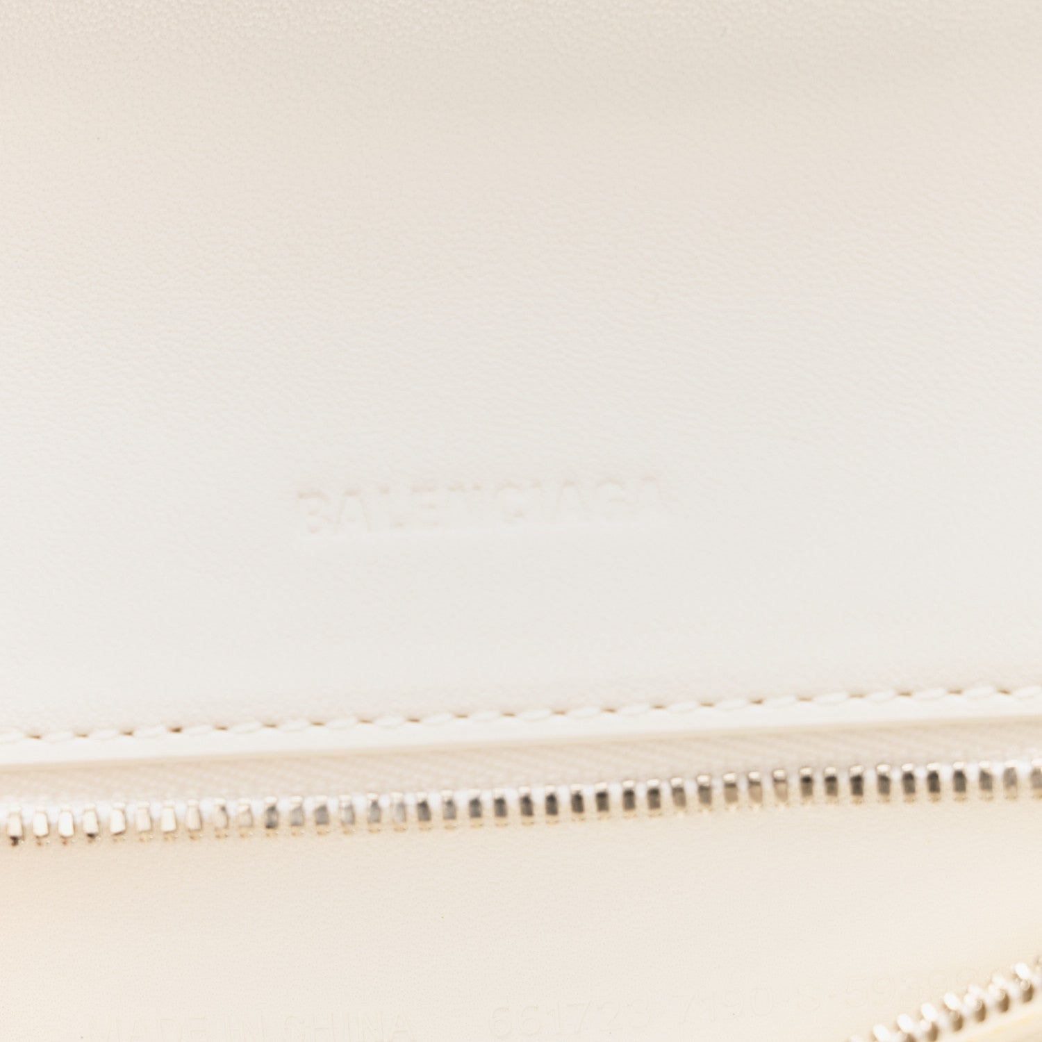 Balenciaga Faux Calfskin Fabric Glow In The Dark Small Sneakerhead Top Handle Bag White Orange 7 of 10