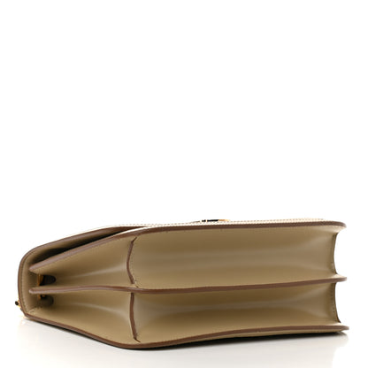 Burberry Calfskin Monogram Embossed Medium TB Chain Bag Honey 4 of 9