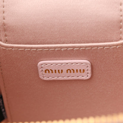 Miu Miu Nappa Matelasse Micro Vanity Case Alabastro 7 of 12