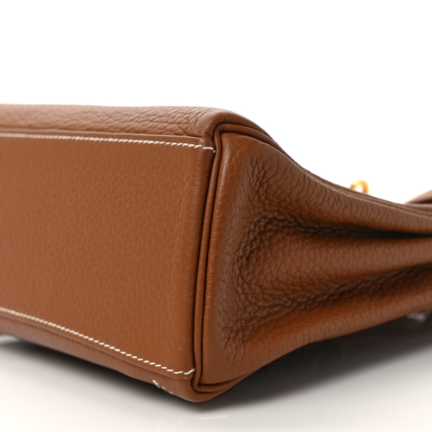 Taurillon Clemence Kelly Ado Backpack Gold