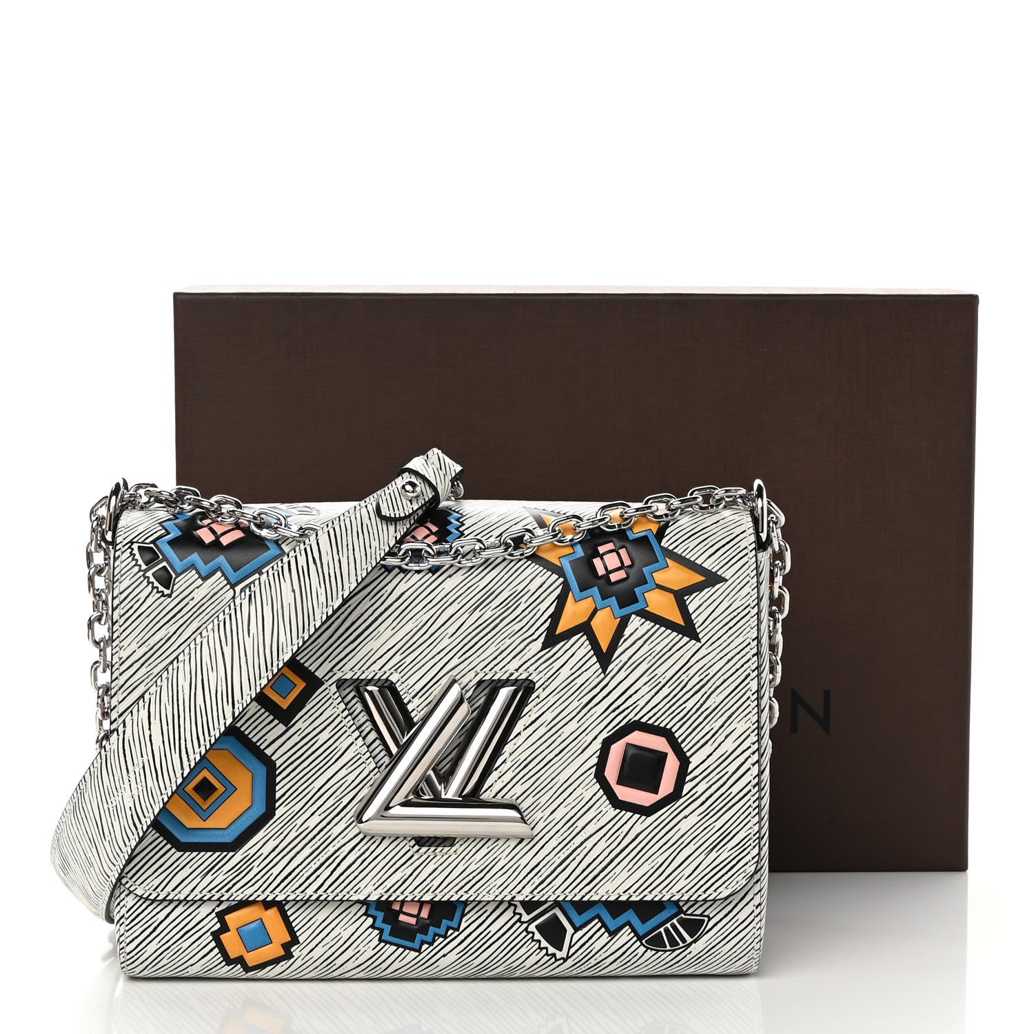 Louis Vuitton Epi Azteque Twist Shoulder Bag MM White 13 of 13
