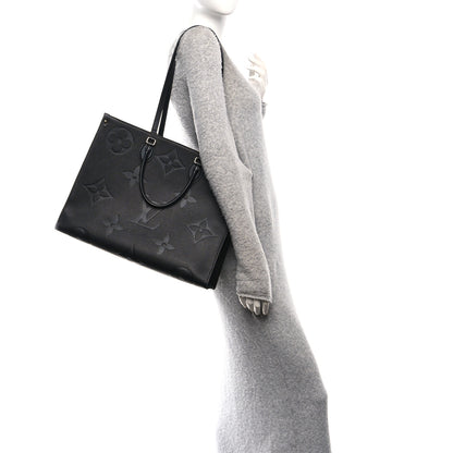 Louis Vuitton Empreinte Monogram Giant Onthego GM Black 2 of 9