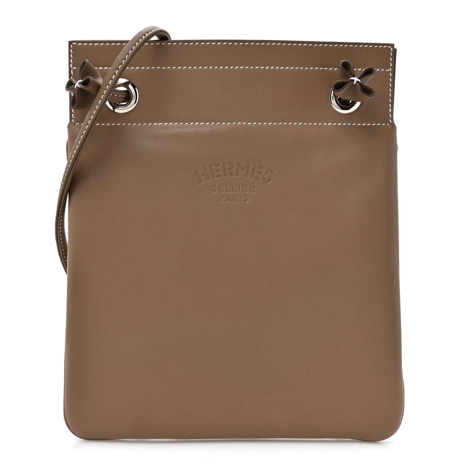 Hermes Milo Lambskin Swift Mini Aline Etoupe 1 of 11