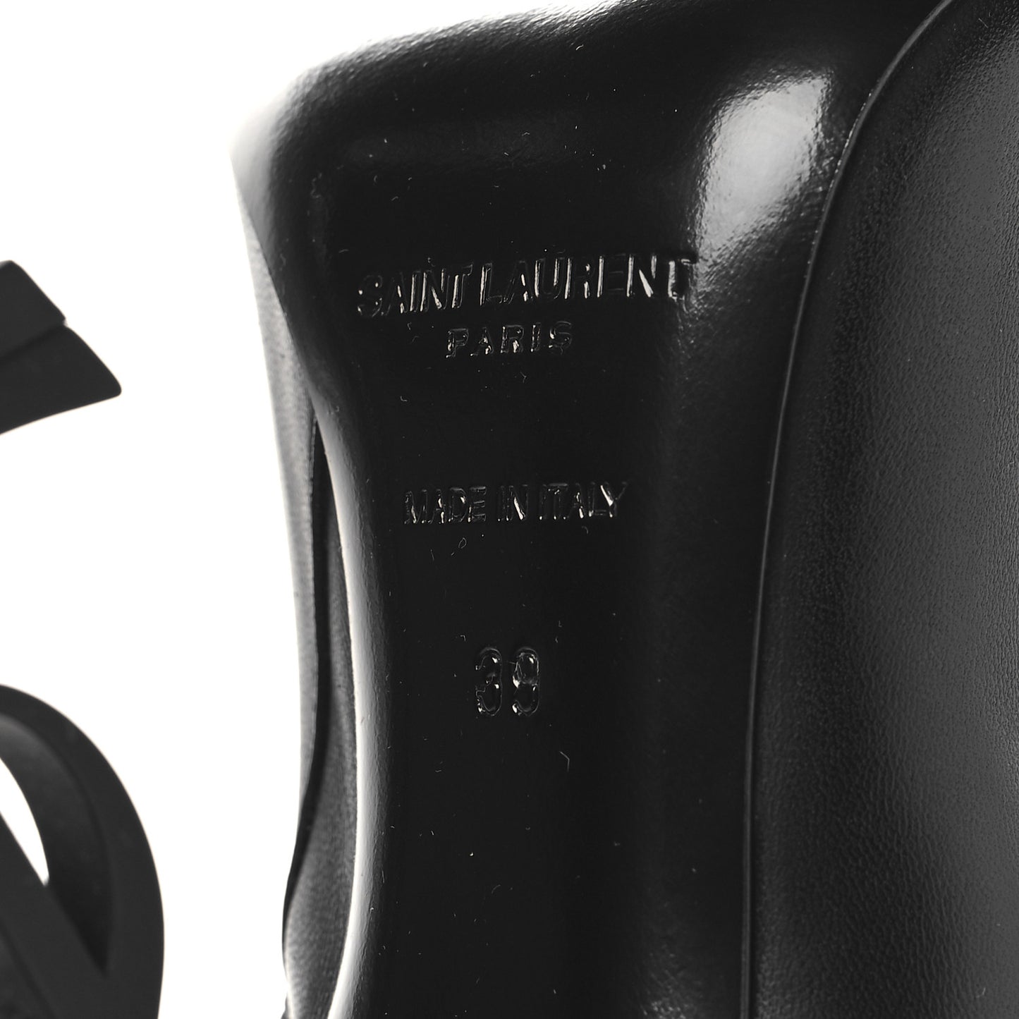 Calfskin Opyum Ankle Boots 39 Black