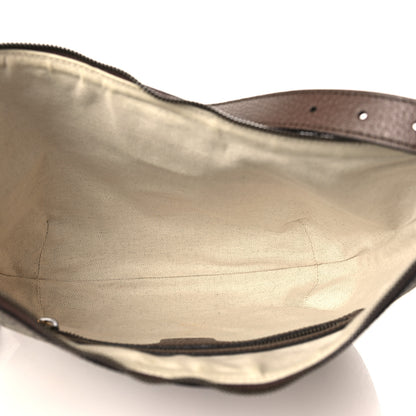 Gucci GG Supreme Monogram Web Small Ophidia Half Moon Hobo Brown 4 of 9