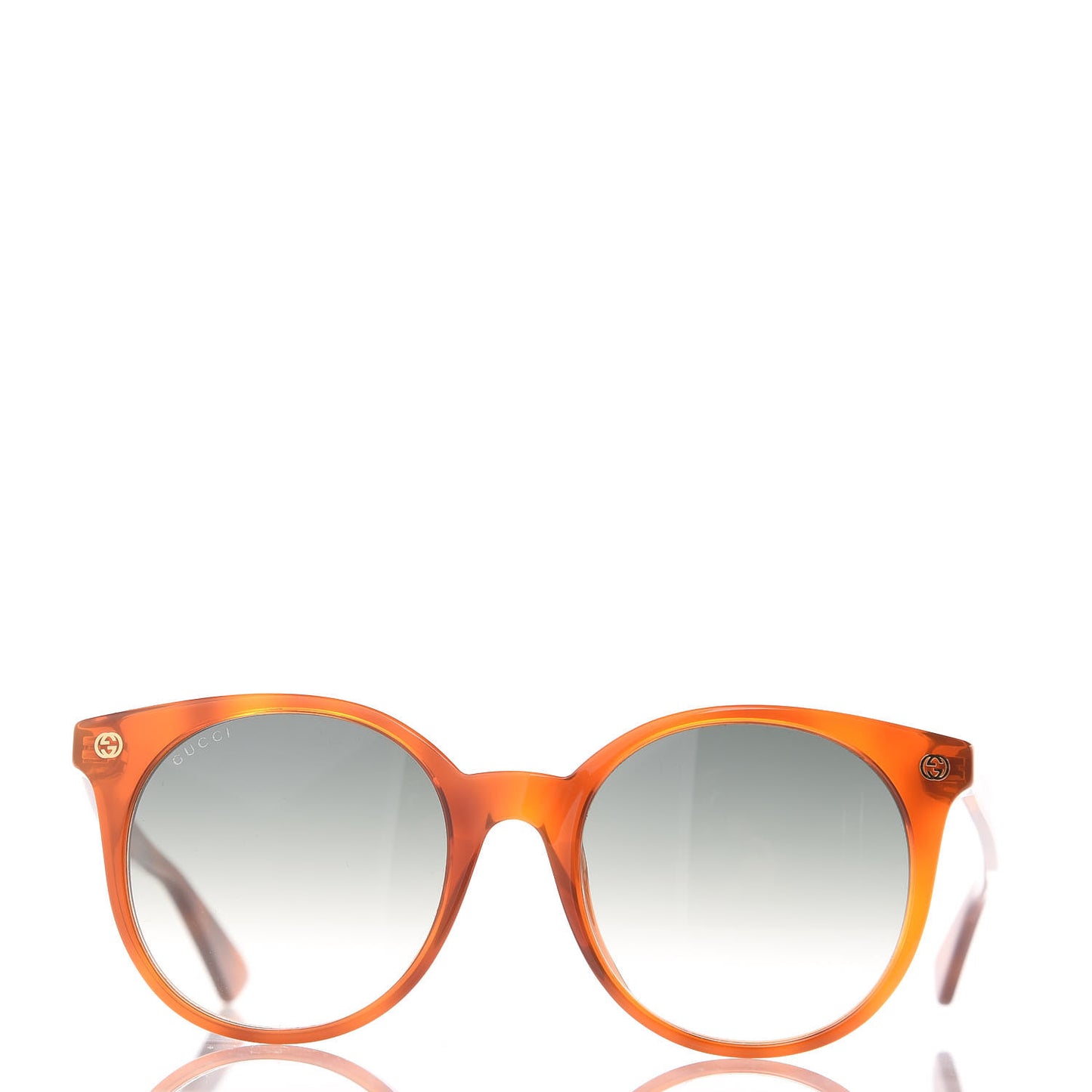 Round Frame Sunglasses GG0091S Tortoise