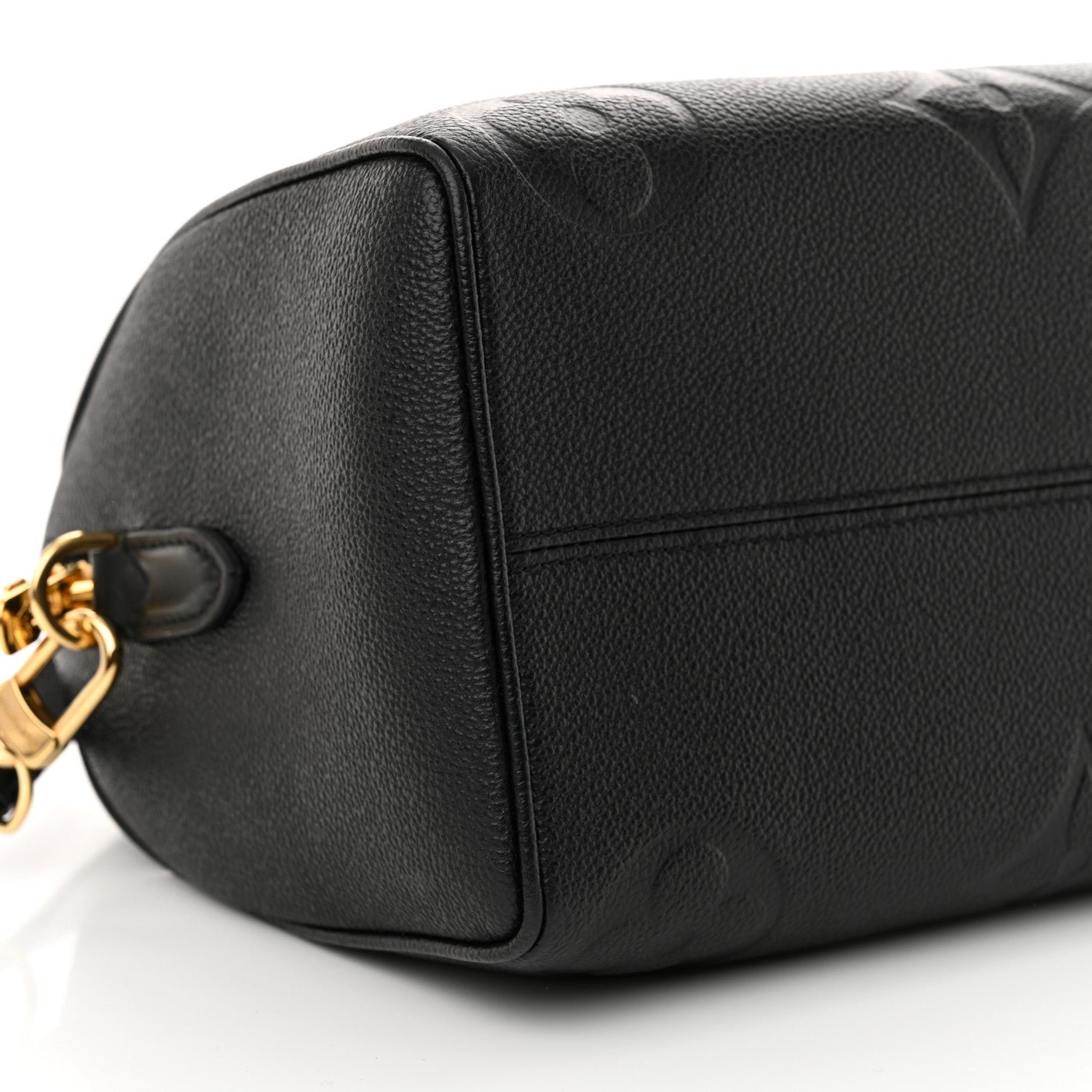 Louis Vuitton Empreinte Monogram Giant Speedy Bandouliere 25 Black 8 of 10